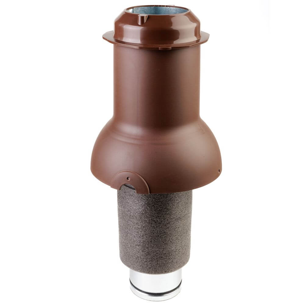 KROVENT Pipe-Cone 125is Универсальный коньковый элемент